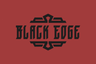 Black Edge: A Modern Blackletter Font for Minimalist Design