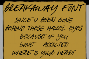 Breakaway: A Font Inspired by Album Art That Brings Personality to Your Projects