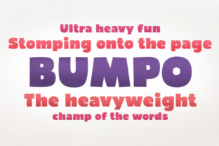 Bumpo Font Review: A Chunky, Playful Typeface for Bold Communication