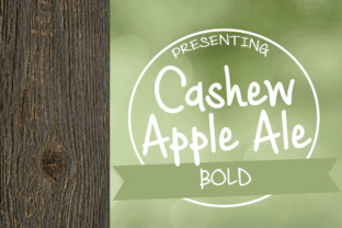 Cashew Apple Ale Bold: A Friendly Handwritten Font
