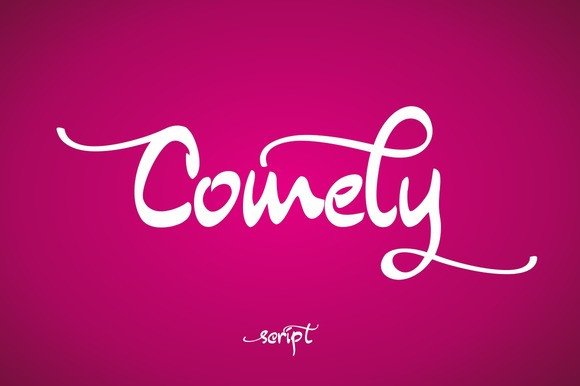 Comely: The Handwritten Font That Makes Every Message Feel Personal and Bold
