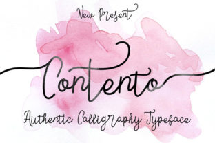 Contento Script: A Handmade Font Built for Real Design Projects