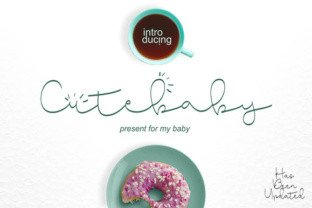 Cute Baby Font: Handwritten Elegance for Every Project