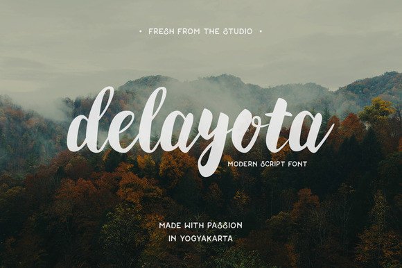 Delayota: The Handwriting Font That Blends Bold Character with Everyday Versatility