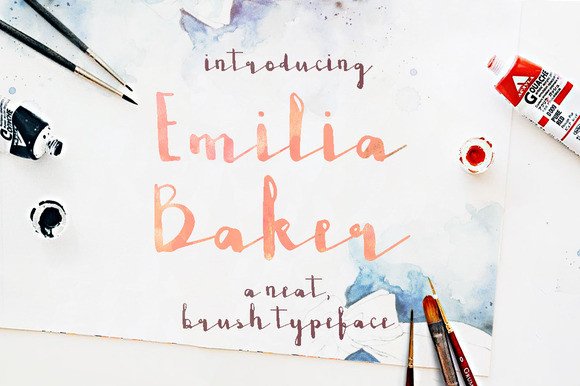 Emilia Baker: The Handcrafted Brush Typeface Redefining Modern Brand Storytelling