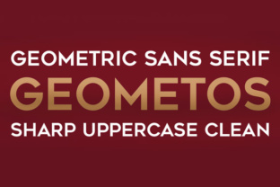 Geometos: A Uppercase Sans Serif Font Built for Brand Presence