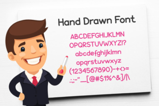 Hand Drawn Letters and Numbers: When Playful Meets Clear in Font Design