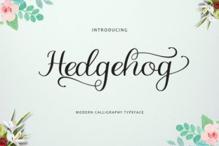 Hedgehog: A Script Font That Brings Character to Every Design