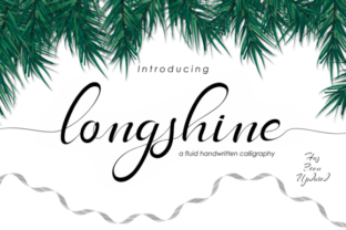 Longshine Script: The Fluid Handwritten Font That Balances Casual Charm with Calligraphic Sophistication