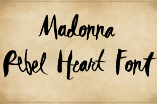 Rebel Heart: A Font Inspired by Madonna’s Album