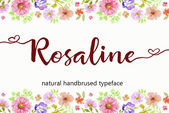 Rosaline: A Handwritten Font That Redefines Elegance in Design
