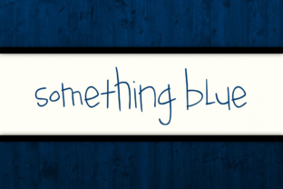 Something Blue: A Crafty Handwritten Font That Balances Quirk and Readability