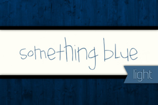 Something Blue Light: A Handwritten Font That Bridges Creativity and Legibility