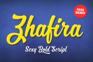 Zhafira Script: A Versatile Font for Real-World Design Projects